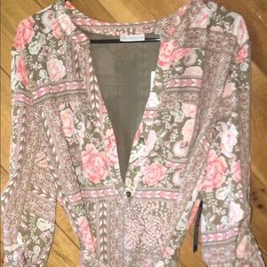 Tie dress with gorgeous print